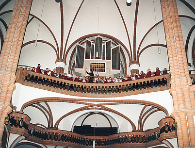 Der Lehrter Männerchor singt in der Gethsemanekirche